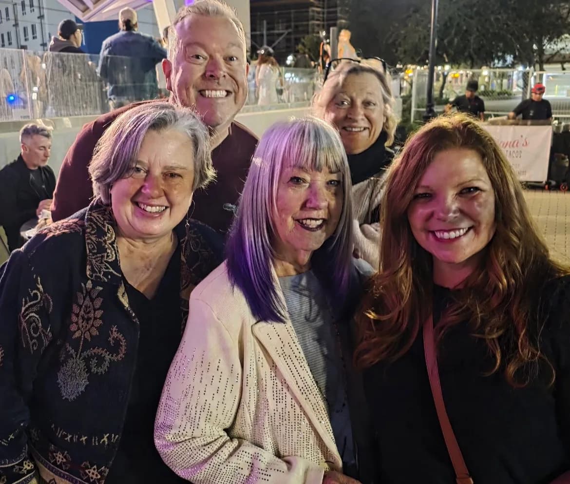 Guests together at the first Painted Promises